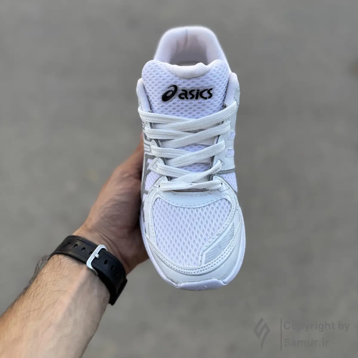 گالری تصاویر کتونی اسیکس کایانو 20 سفید طوسی